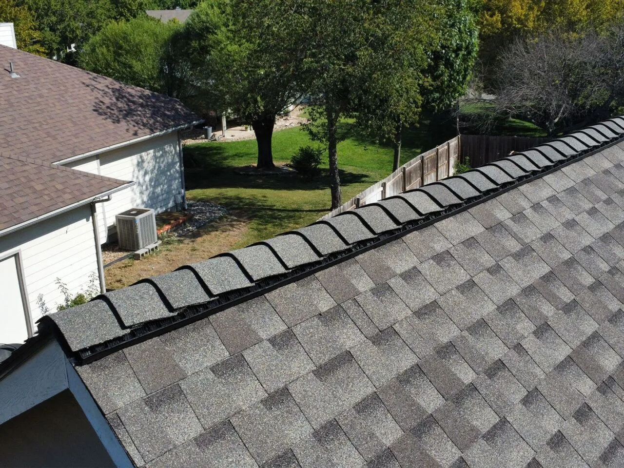 How to Replace Loose or Missing Ridge Cap Shingles - Rhoden Roofing