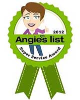 2012 Angie's List Super Service Award