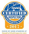 What are the benefits of working with a HAAG certified inspector?