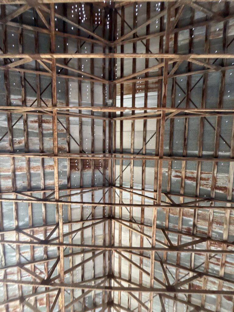 Deteriorated metals with rust and daylight example - Rhoden Roofing