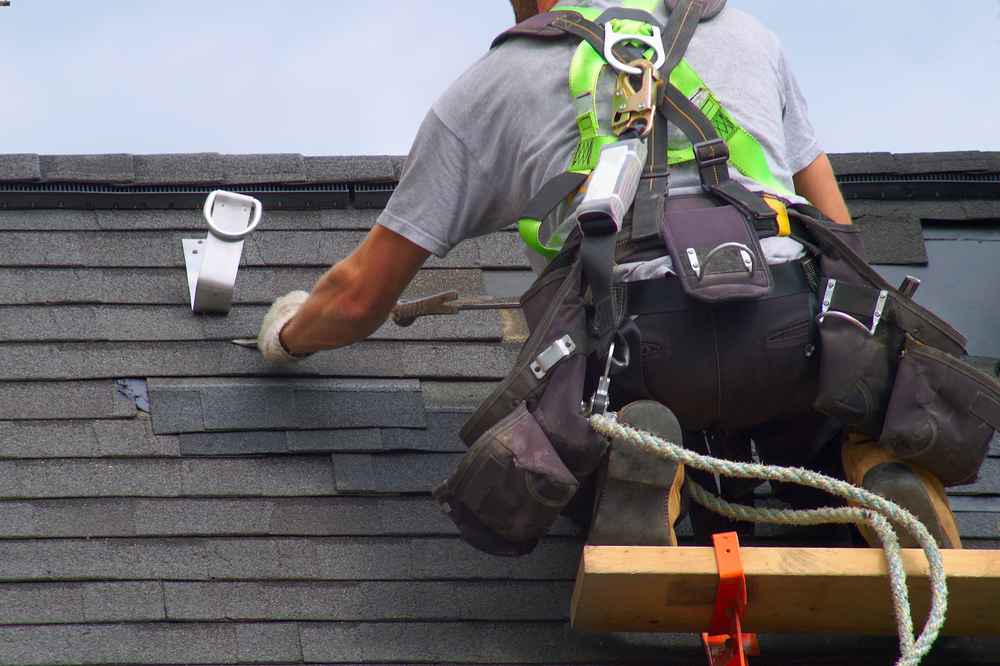 repair and replace worn shingles