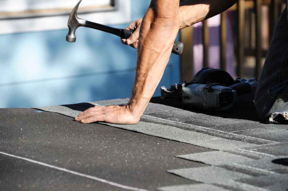 repair and replace worn shingles