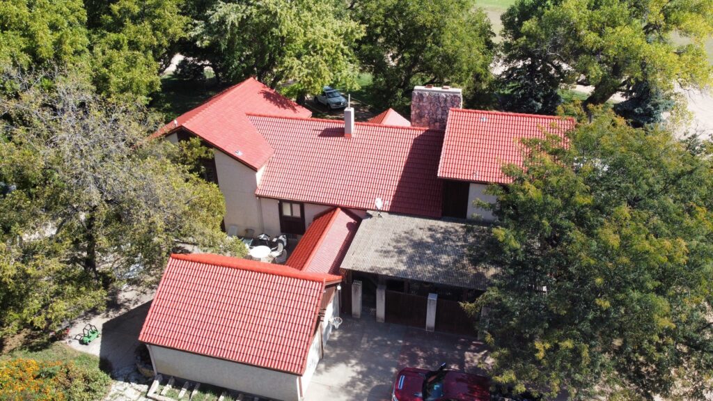 Brava Synthetic Clay barrel tile on a residential property.