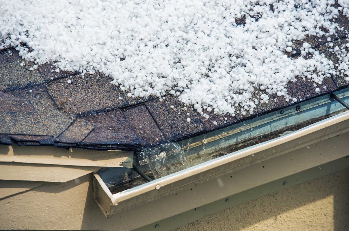 hailstorm roof damage in Kansas