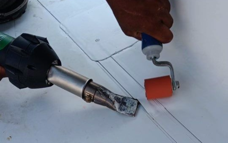Heat-Welded Seam (Roofing)